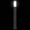 vidaXL Bollard Light with Outlet 80 cm Black IP44