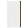 vidaXL Kitchen Wall Cabinet Lyon with Glass Door Old Wood 60x31x60 cm