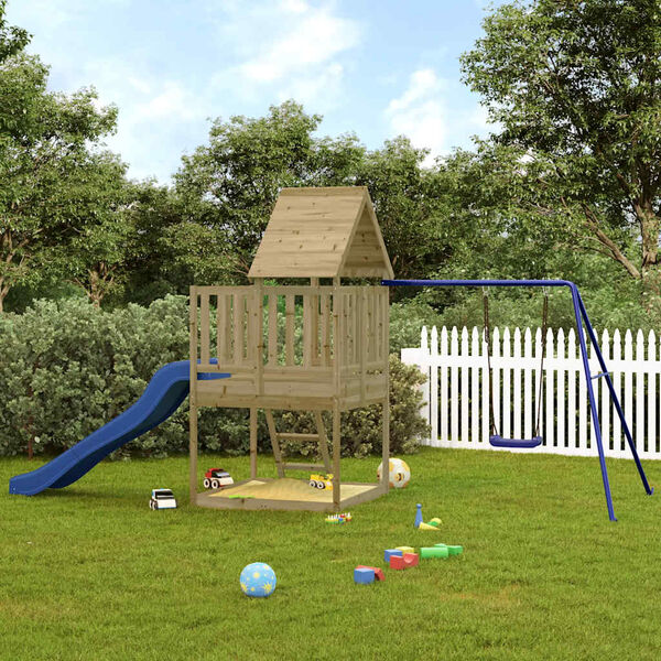 vidaXL Outdoor Playset Impregnated Wood Pine