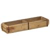 vidaXL Tray with Storage 4 pcs Brown 57 x 15 x 9 cm Solid Reclaim Wood