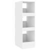 vidaXL Laundry Cabinet with Storage with Door White Engineered wood