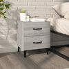vidaXL Bedside Cabinet Grey Sonoma 40x35x47.5 cm