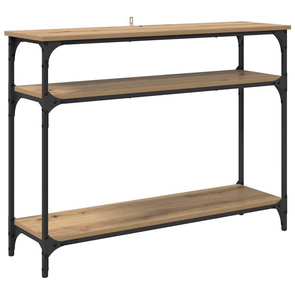 vidaXL Console Table Artisan Oak 100 x 29 x 75 cm Engineered Wood
