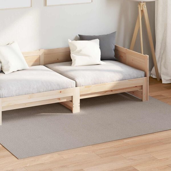 vidaXL Area Rugs Rectangular Cream and Taupe 200 x 140 cm
