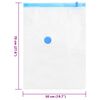 vidaXL Vacuum Storage Bags 20 pcs Transparent and blue 70 x 50 cm