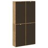 vidaXL Side Cabinets 4 pcs "ODDA" 40x24x79 cm Solid Wood Pine