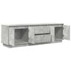 vidaXL TV Cabinet with LED Lights Concrete Grey 160.5x41x50 cm
