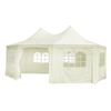 vidaXL Octagonal Party Tent Cream 6 x 4.4 x 3.5 m