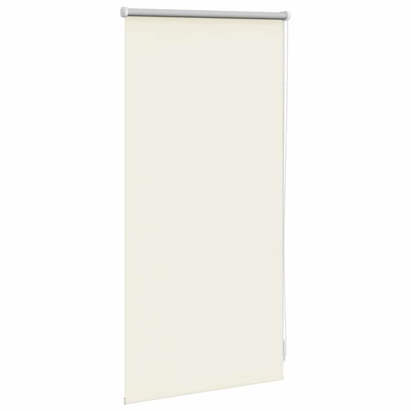 vidaXL Roller Blind Blackout 44.4x100 cm Fabric Width 40 cm Off White