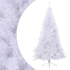 vidaXL Artificial Half Christmas Tree with Stand White 210 cm PVC