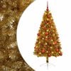 vidaXL Artificial Christmas Tree with Bauble 120 cm 150 LEDs