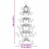 vidaXL Metal Christmas Tree with Stand Gold 150 cm Powder-coated Steel