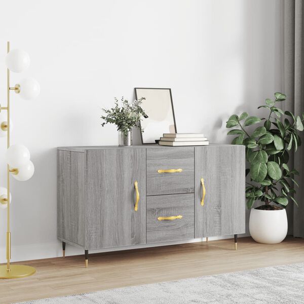 vidaXL Sideboard Grey Sonoma 100x36x60 cm Engineered Wood