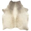 vidaXL Real Cowhide Rug Beige 180x220 cm