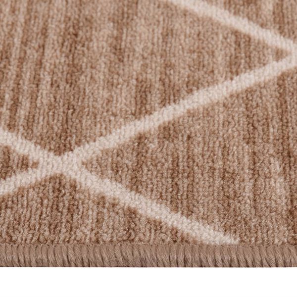 vidaXL Carpet Runner Light Brown 80x100 cm
