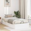 vidaXL Ottoman Bed Frame White 80.5 x 200 cm Engineered Wood