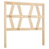 vidaXL Bed Headboard | Natural wood | Pinewood | 96x4x100 cm | Decorative Inlays