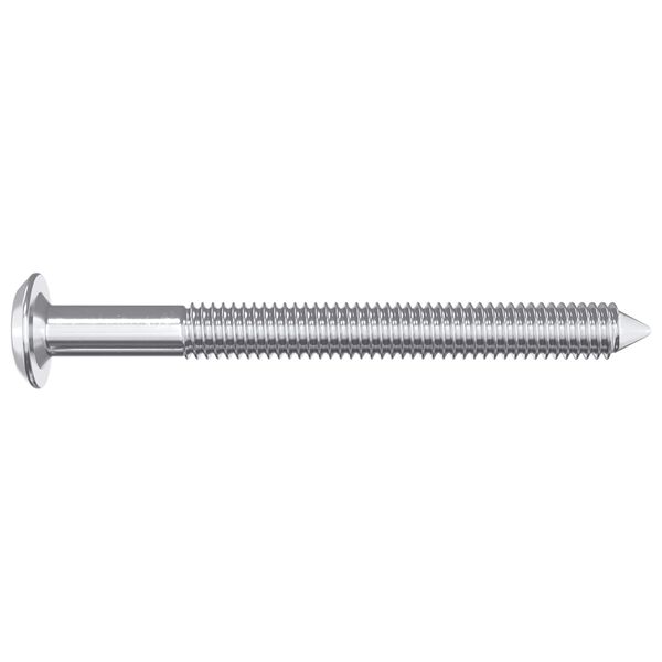 vidaXL Furniture Screws 2 pcs Silver M6 x 60 mm Steel
