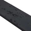 vidaXL Rubber Edge for Snow Plow Black 150x10x1 cm
