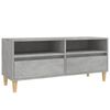 vidaXL TV Cabinet Concrete Grey 100x34.5x44.5 cm Engineered Wood