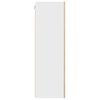 vidaXL Hanging Cabinet with Door Sonoma Oak and White 50 x 31 x 100 cm