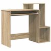 vidaXL Desk Sonoma Oak 106 x 41 x 88.5 cm Engineered Wood