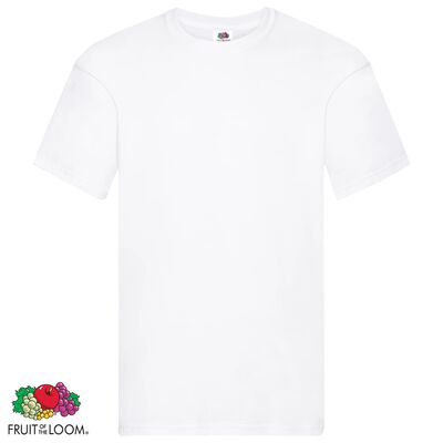 Fruit of the Loom Original T-shirts 10 pcs White 3XL Cotton