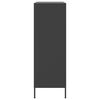 vidaXL Highboard Black 68x39x113 cm Steel