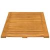 vidaXL Bath Mat Plain Brown 80 x 50 cm Wood