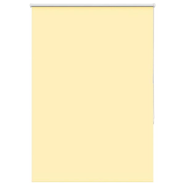 vidaXL Roller Blind Blackout Yellow 115x130 cm Fabric Width 110.7 cm Polyester
