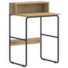 vidaXL Desk with Storage Artisan Oak 60 x 50 x 91 cm