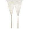 vidaXL Macrame Curtain 140x240 cm Cotton