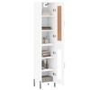 vidaXL Highboard White 34.5x34x180 cm Engineered Wood