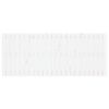 vidaXL Wall Headboard White 147x3x60 cm Solid Wood Pine