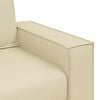 vidaXL Sofa Cream 180 x 78 x 84 cm Fabric