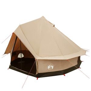 vidaXL Family Tent 6-Person Cream Polycotton