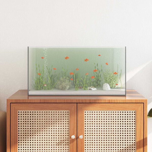 vidaXL Aquarium with Storage Transparent 60 x 30 x 30 cm Glass