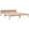 vidaXL Family Bed Frame No Mattress 240x200 cm Solid Wood Pine