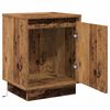 vidaXL Bedside Cabinet Old Wood 39 x 34.5 x 50 cm Engineered wood