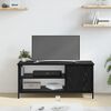 vidaXL TV Cabinet Black Oak 100 x 40 x 45 cm Engineered Wood