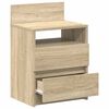 vidaXL Bedside Cabinets 2 pcs with 2 Drawers Sonoma Oak 40x33x60 cm