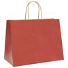 vidaXL Paper Bags 50 pcs with Handles Red 32x17x25 cm
