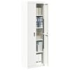 vidaXL Storage Cabinet 2 pcs White 60 x 40 x200 cm Cold-Rolled Steel