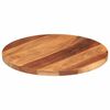 vidaXL Table Top Solid Wood Acacia Round 25-27 mm 50 cm