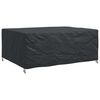 vidaXL Furniture Cover Plain Black 220 x 190 x 85 cm 420D