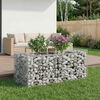 vidaXL Gabion Raised Bed Silver 50 x 100 x 60 cm Galvanised Steel