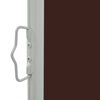 vidaXL Patio Retractable Side Awning 140 x 300 cm Brown