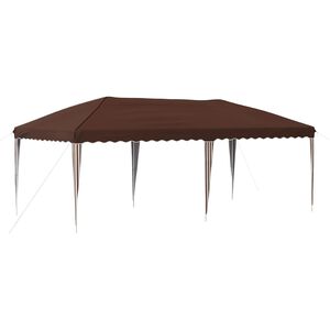 vidaXL Pop-up Party Tent 575 x 290 x 245 cm Brown