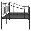 vidaXL Sofa Bed Frame without Mattress Black Metal 90x200 cm