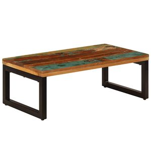 vidaXL Coffee Table | Multicolour with steel legs